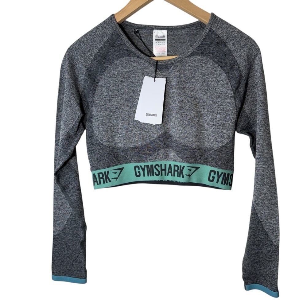 Gymshark Women's Flex Long Sleeve Crop Top Size Large NWT Brand New